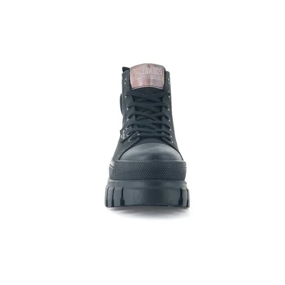 Palladium Women's Revolt Hi TX Boots Size 10 Medium 97242-010-M Black/Black Rugg - Picture 11 of 13